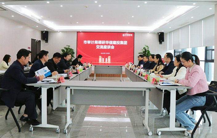 市審計(jì)局黨組深入華信建設(shè)集團(tuán)開展主題教育專題調(diào)研