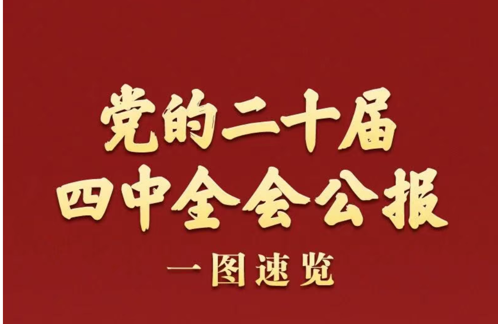 理論學(xué)習(xí) | 黨的二十屆四中全會(huì)公報(bào)一圖速覽